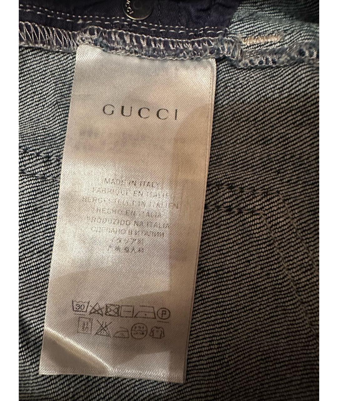 GUCCI Синие деним детские джинсы, фото 4