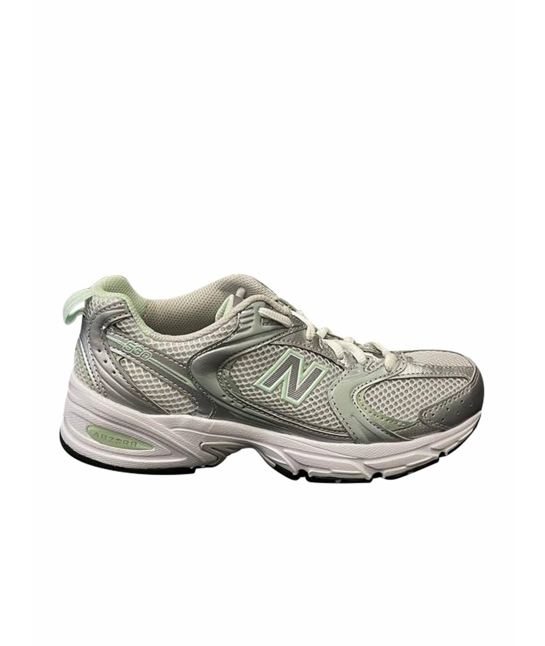 NEW BALANCE Серые синтетические кроссовки, фото 1