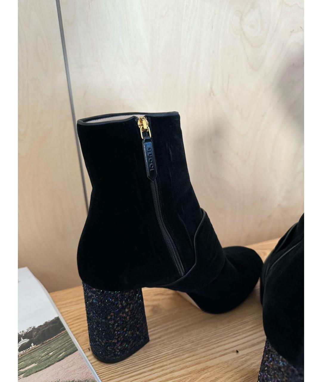 GUCCI Черные ботинки, фото 5