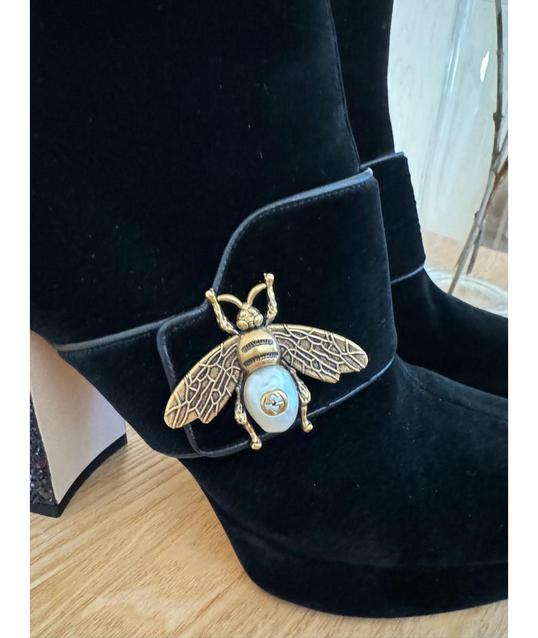 GUCCI Черные ботинки, фото 7