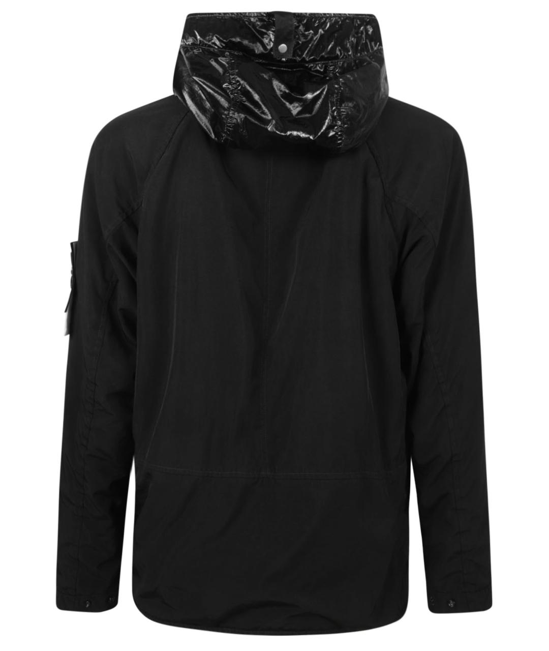 STONE ISLAND Черная полиамидовая куртка, фото 3