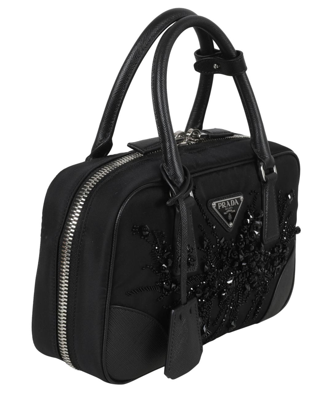 PRADA Черная сумка с короткими ручками, фото 3