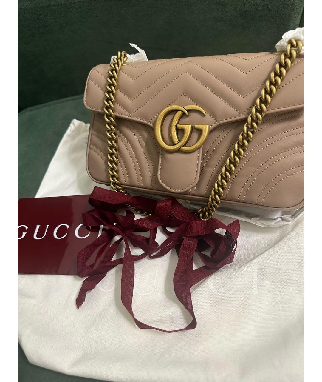 GUCCI Кожаная сумка через плечо, фото 6