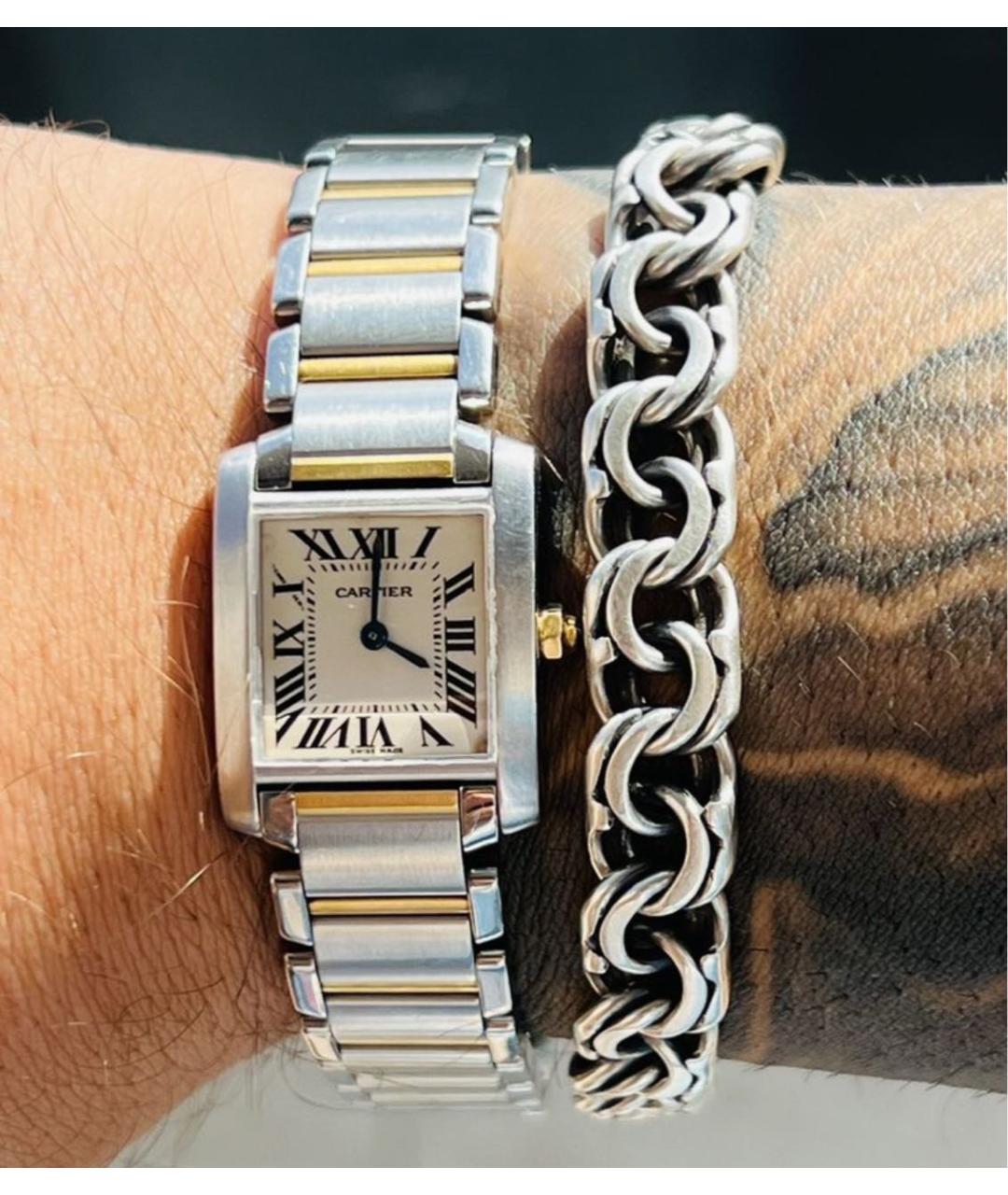 CARTIER Серебряные часы, фото 8