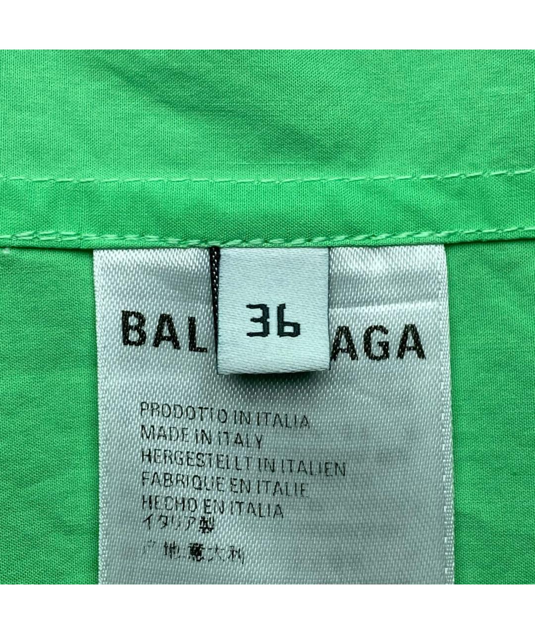 BALENCIAGA Салатовая рубашка, фото 6