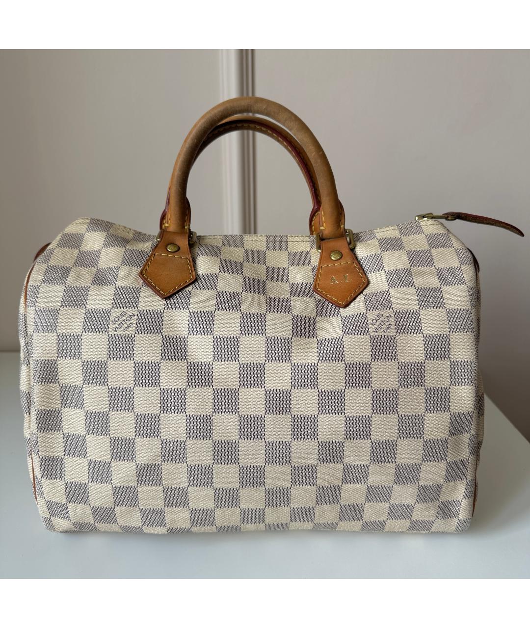 LOUIS VUITTON Белая сумка с короткими ручками, фото 10