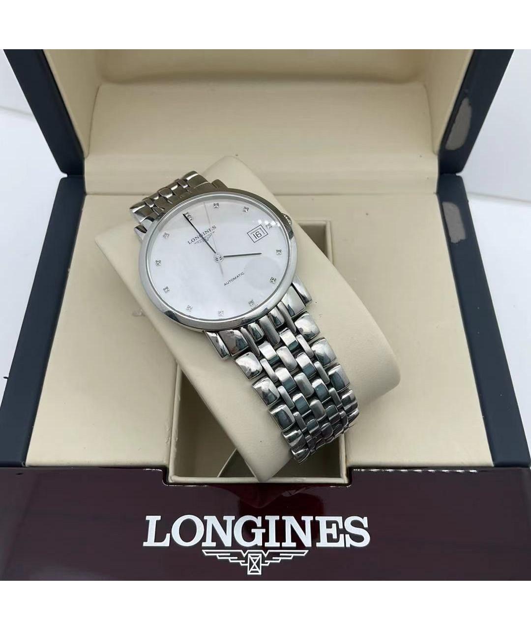 LONGINES Серебряные металлические часы, фото 3