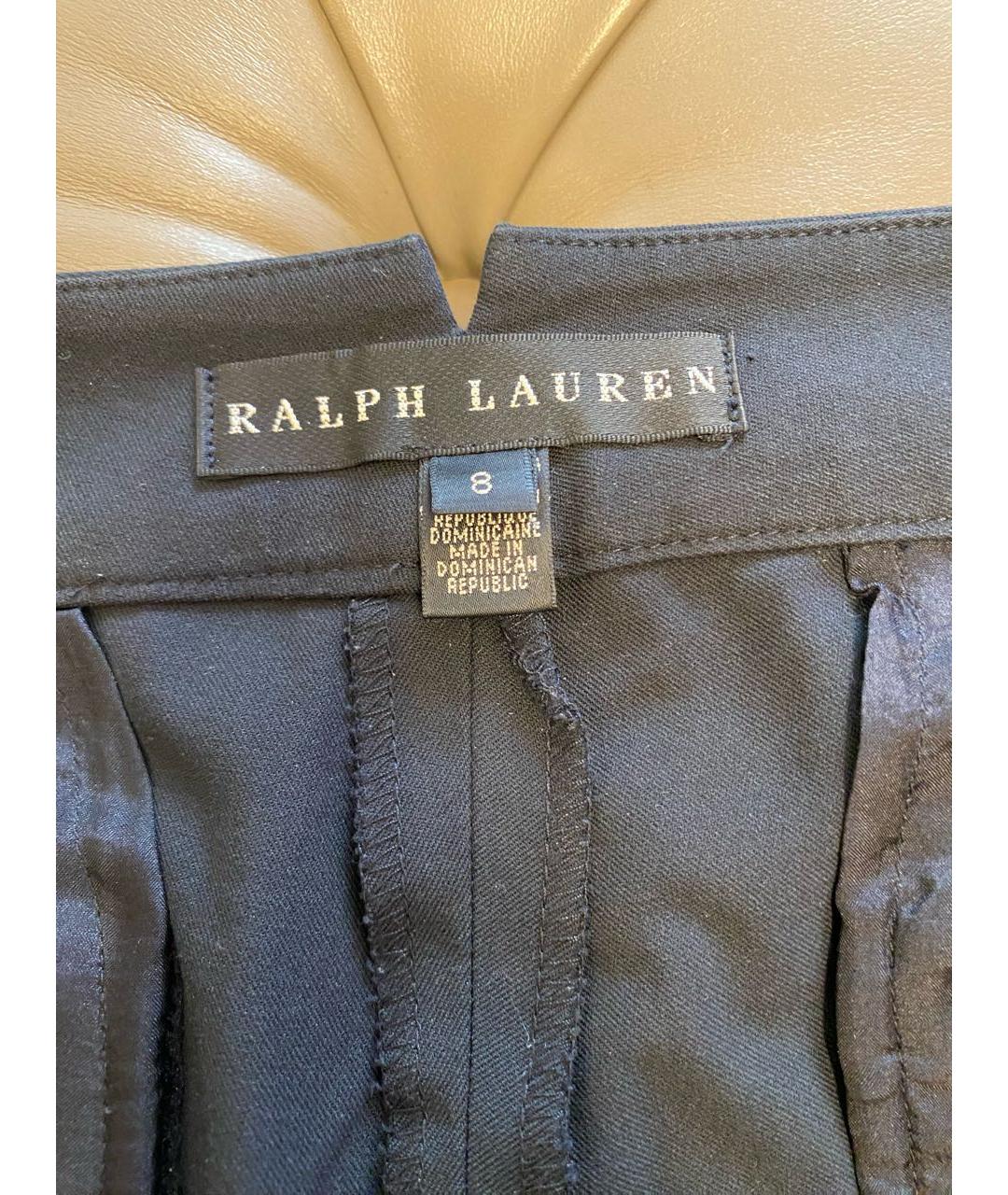 RALPH LAUREN Черные хлопковые шорты, фото 3