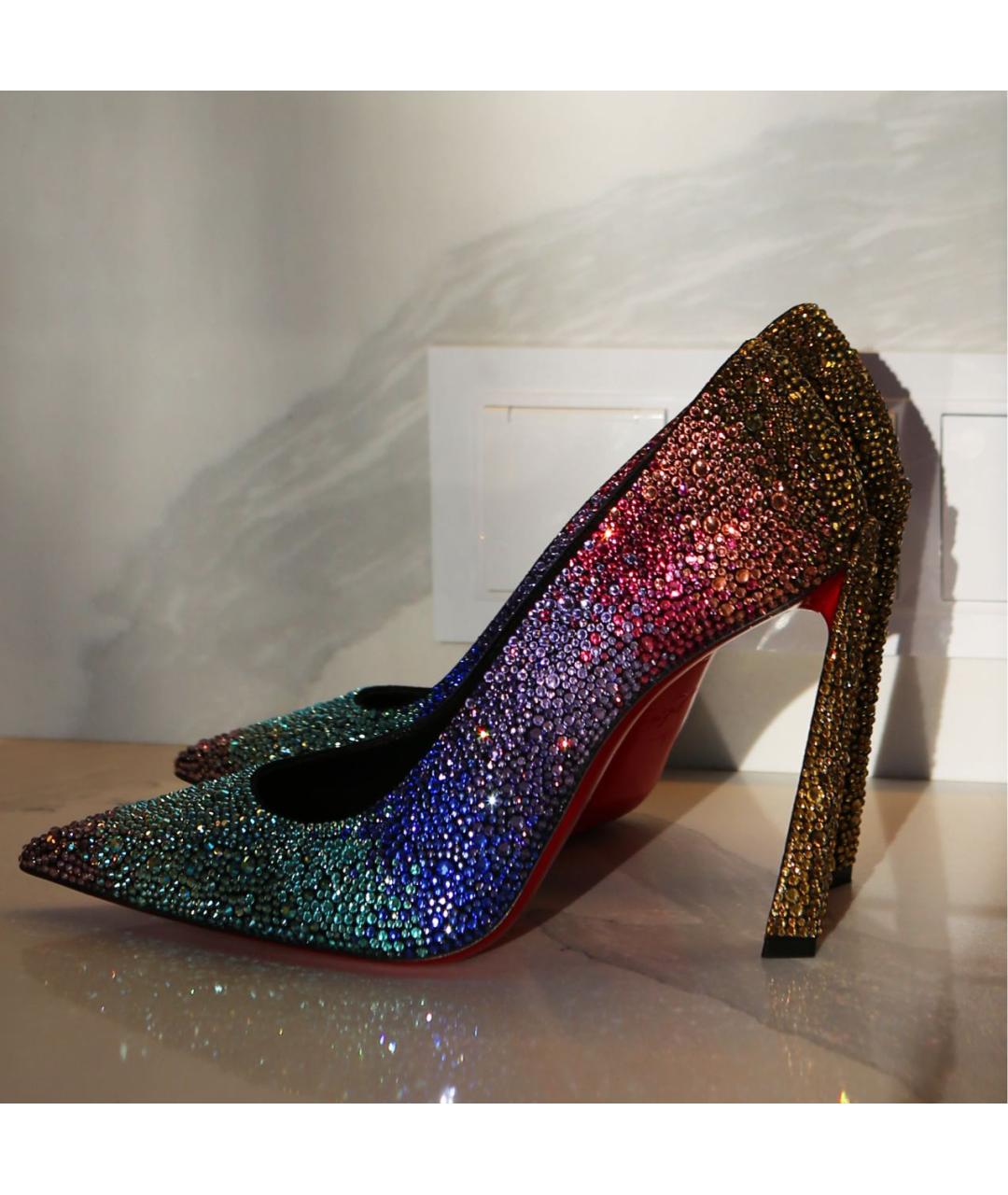 CHRISTIAN LOUBOUTIN Мульти туфли, фото 5