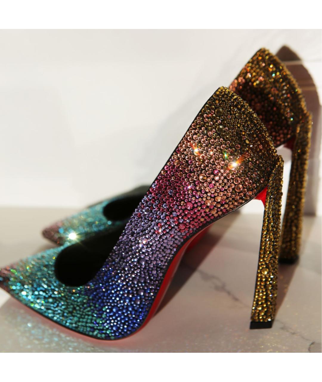 CHRISTIAN LOUBOUTIN Мульти туфли, фото 2