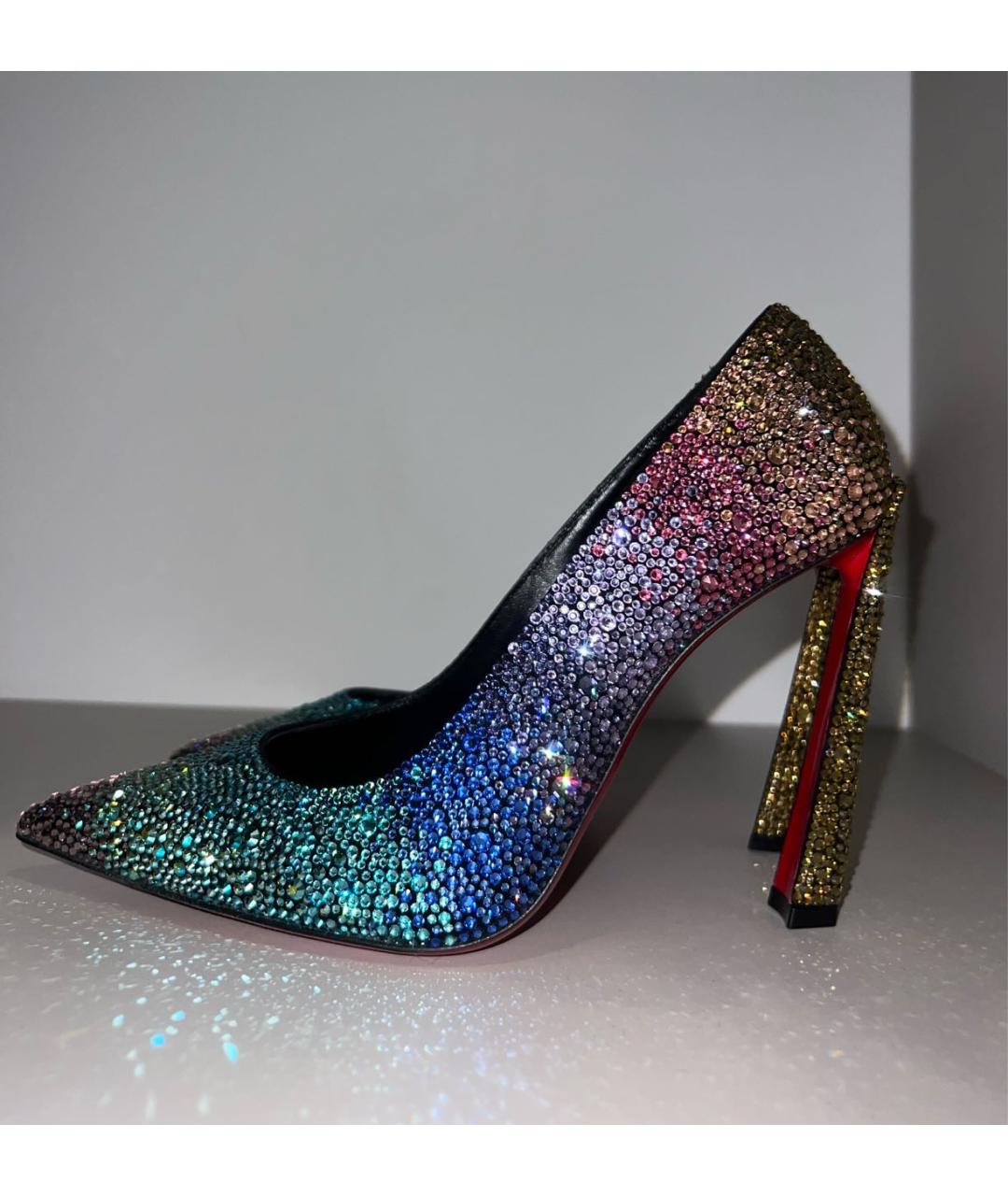 CHRISTIAN LOUBOUTIN Мульти туфли, фото 6