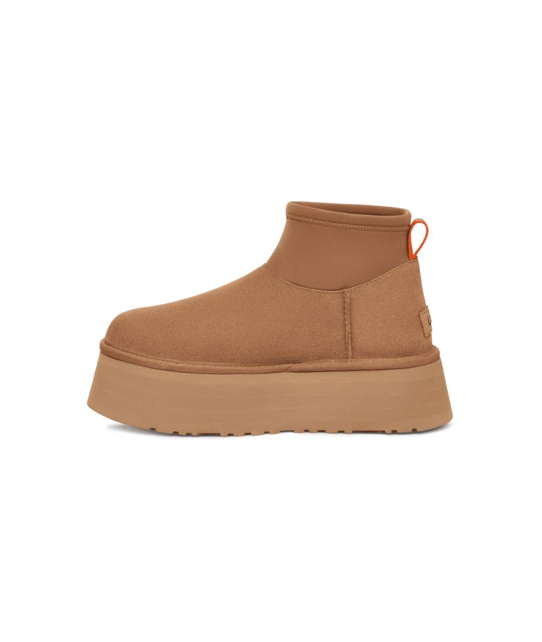 UGG AUSTRALIA Коричневые замшевые ботинки, фото 4