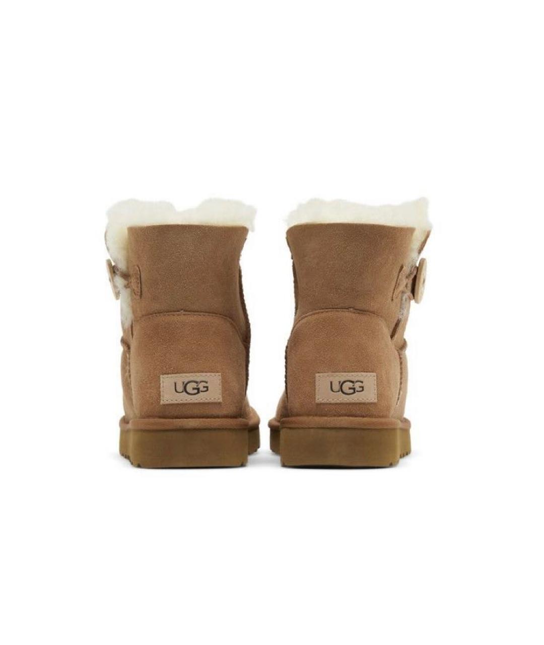 UGG AUSTRALIA Коричневые замшевые ботинки, фото 5