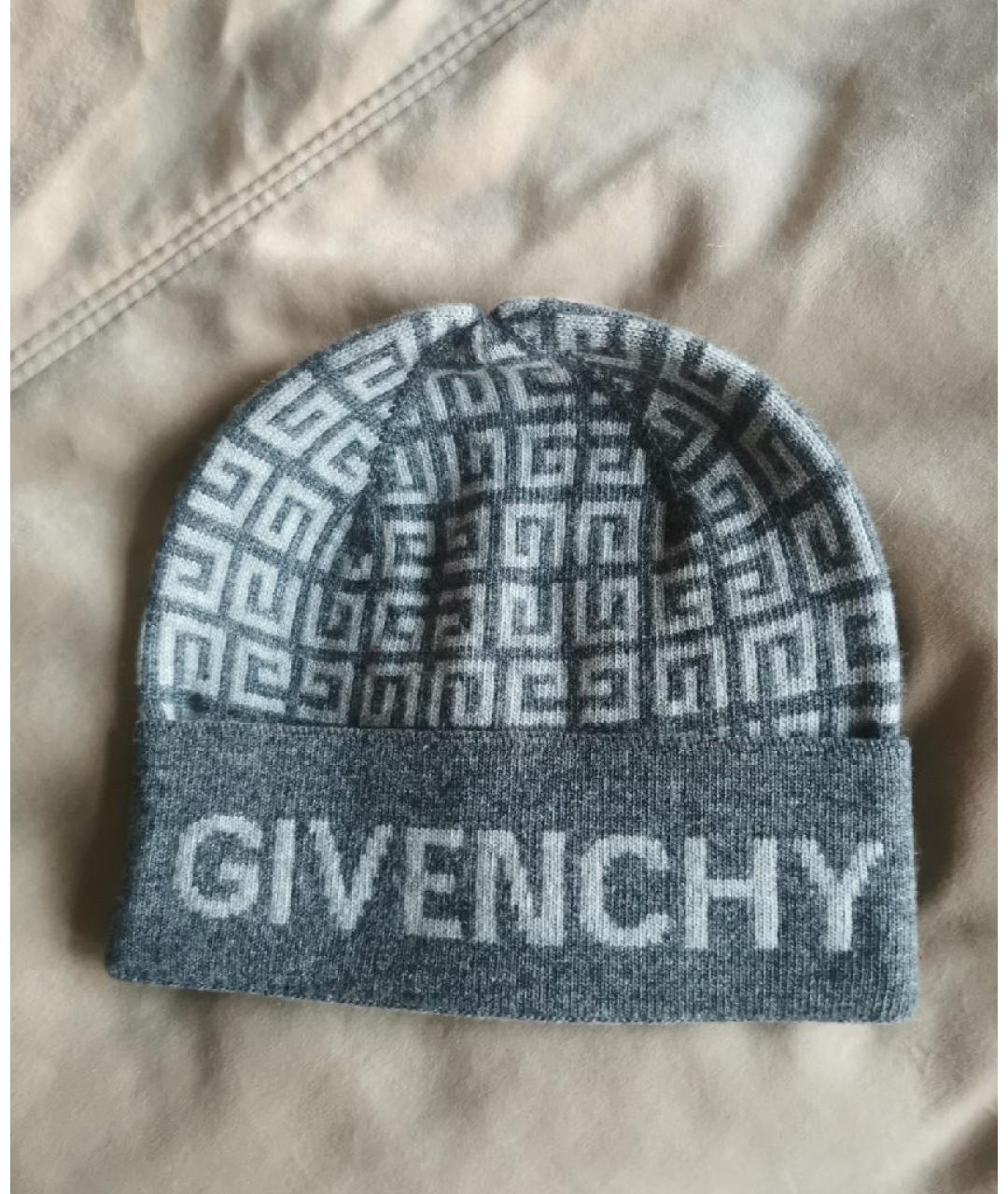 GIVENCHY Серая шапка, фото 4