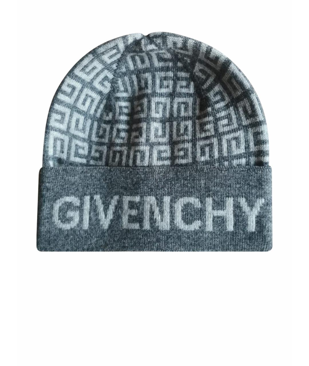 GIVENCHY Серая шапка, фото 1