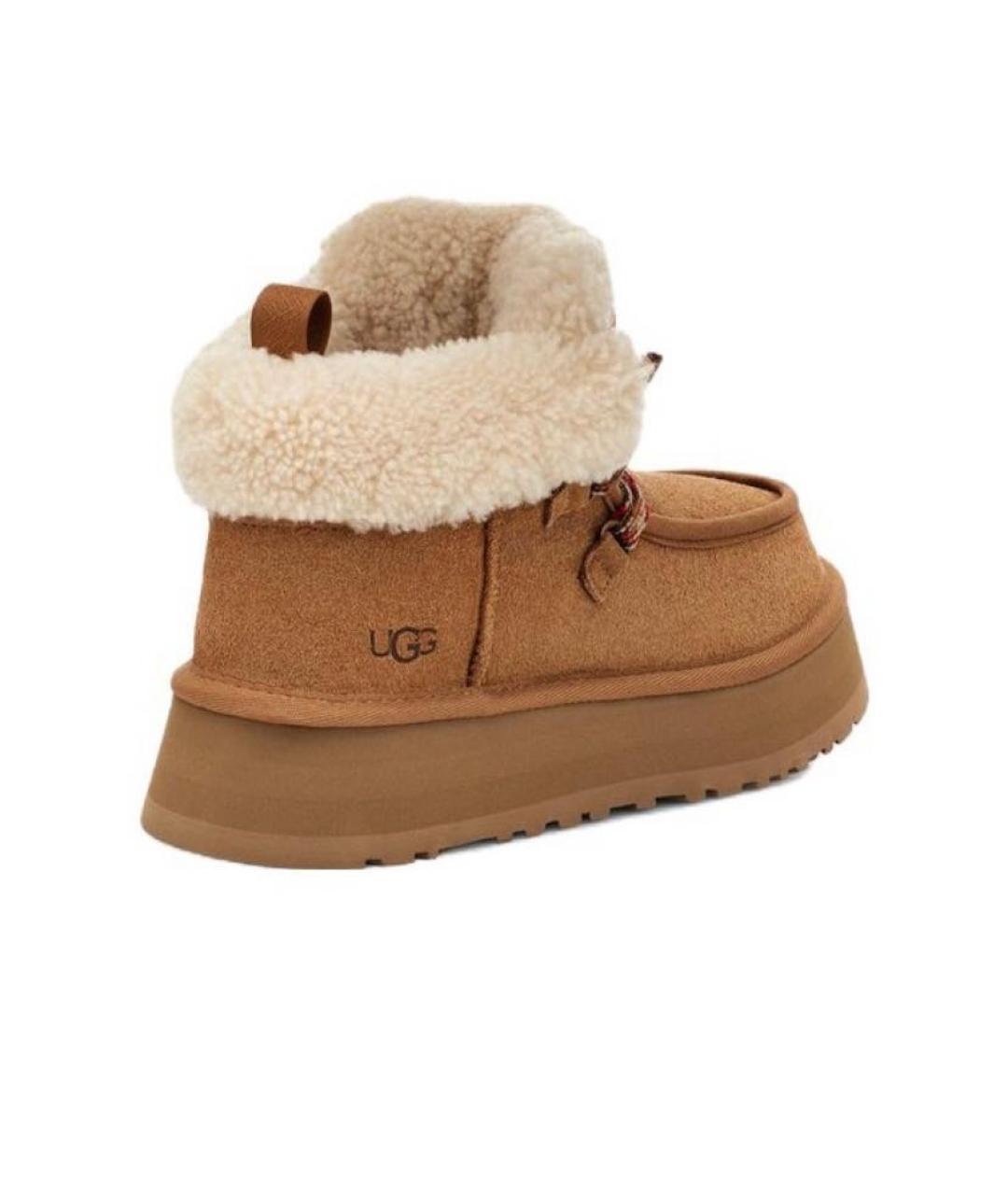 UGG AUSTRALIA Оранжевое замшевые ботинки, фото 2