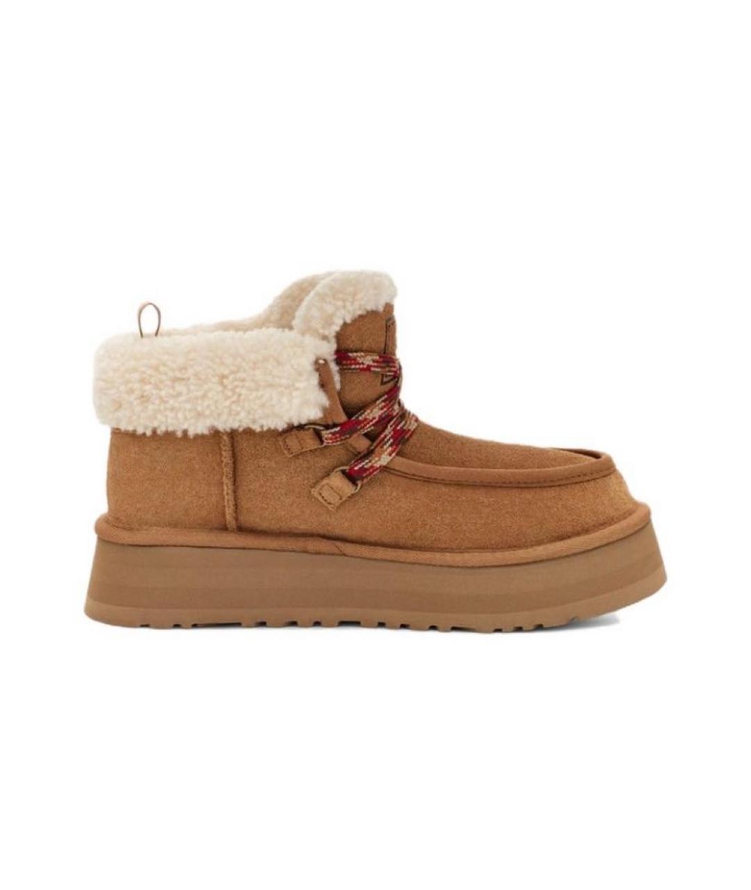 UGG AUSTRALIA Оранжевое замшевые ботинки, фото 1