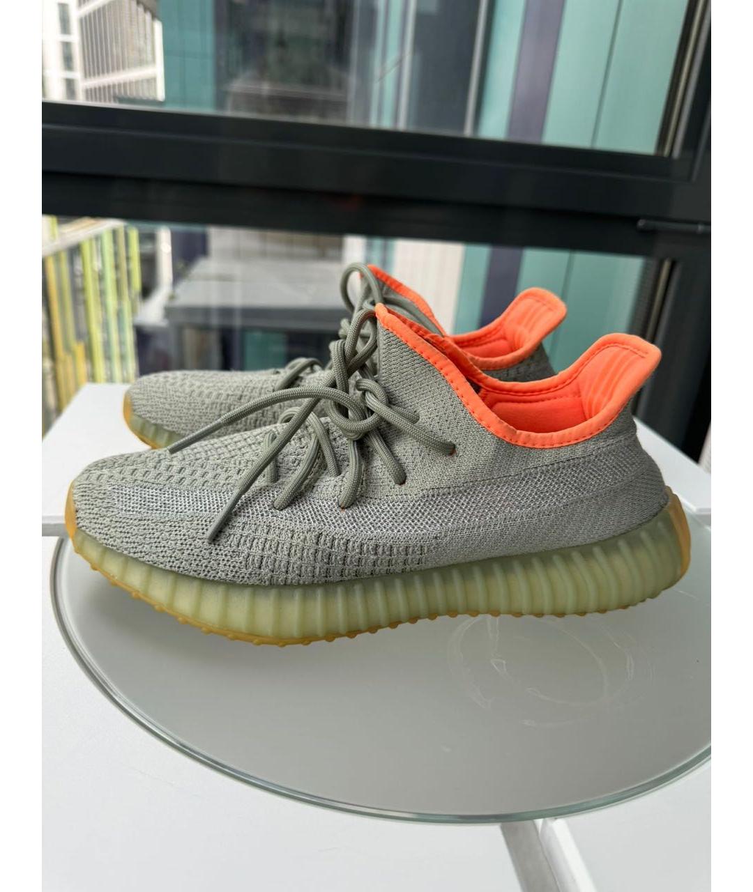 ADIDAS YEEZY Зеленые кроссовки, фото 9