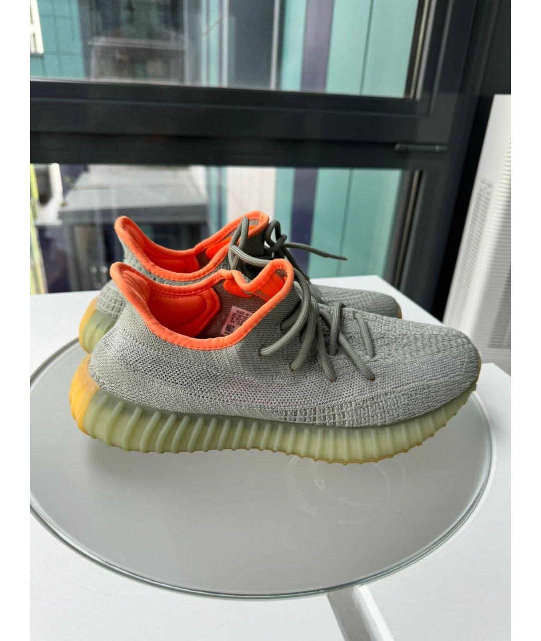 ADIDAS YEEZY Зеленые кроссовки, фото 3