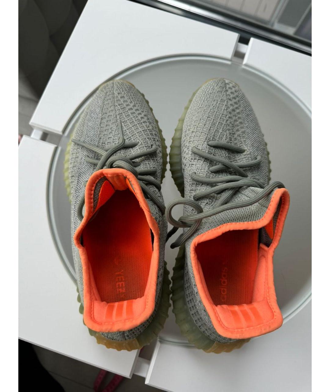 ADIDAS YEEZY Зеленые кроссовки, фото 7