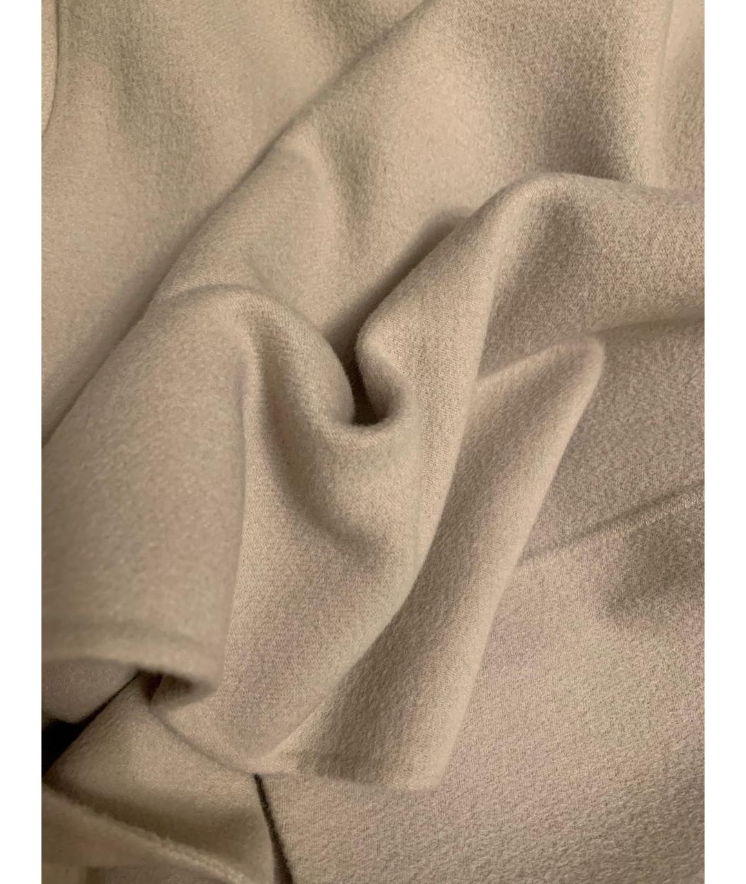 MAX MARA Бежевое шерстяное повседневное платье, фото 4