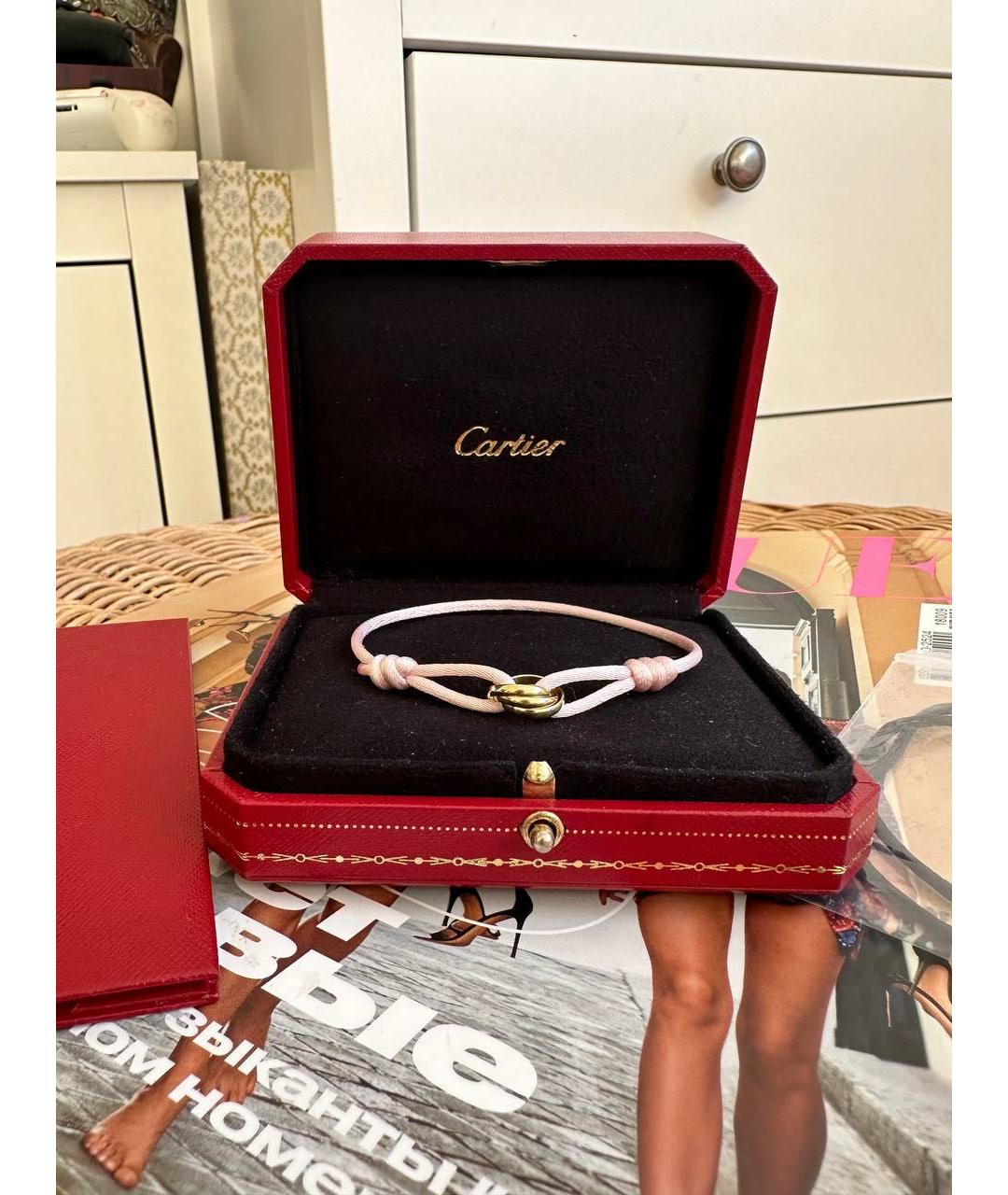 CARTIER Розовый браслет из розового золота, фото 3