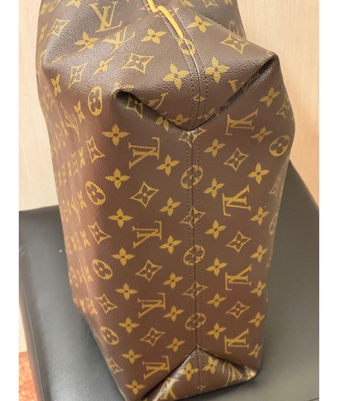 LOUIS VUITTON Коричневая сумка тоут, фото 7