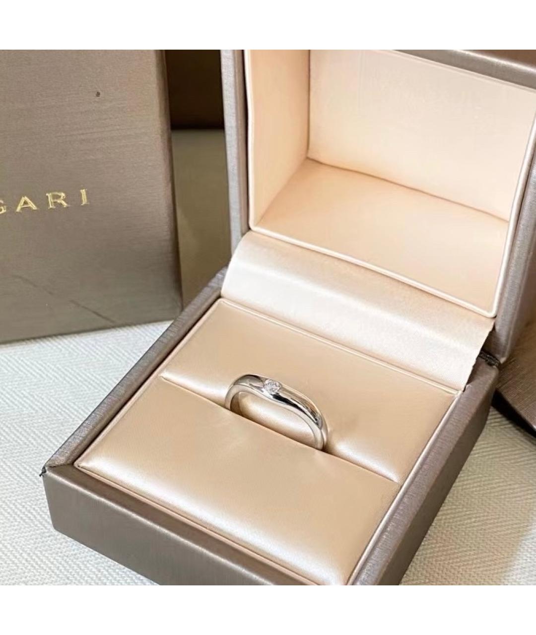 BVLGARI Белое кольцо из белого золота, фото 3