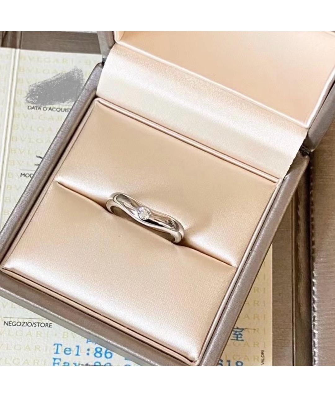 BVLGARI Белое кольцо из белого золота, фото 5