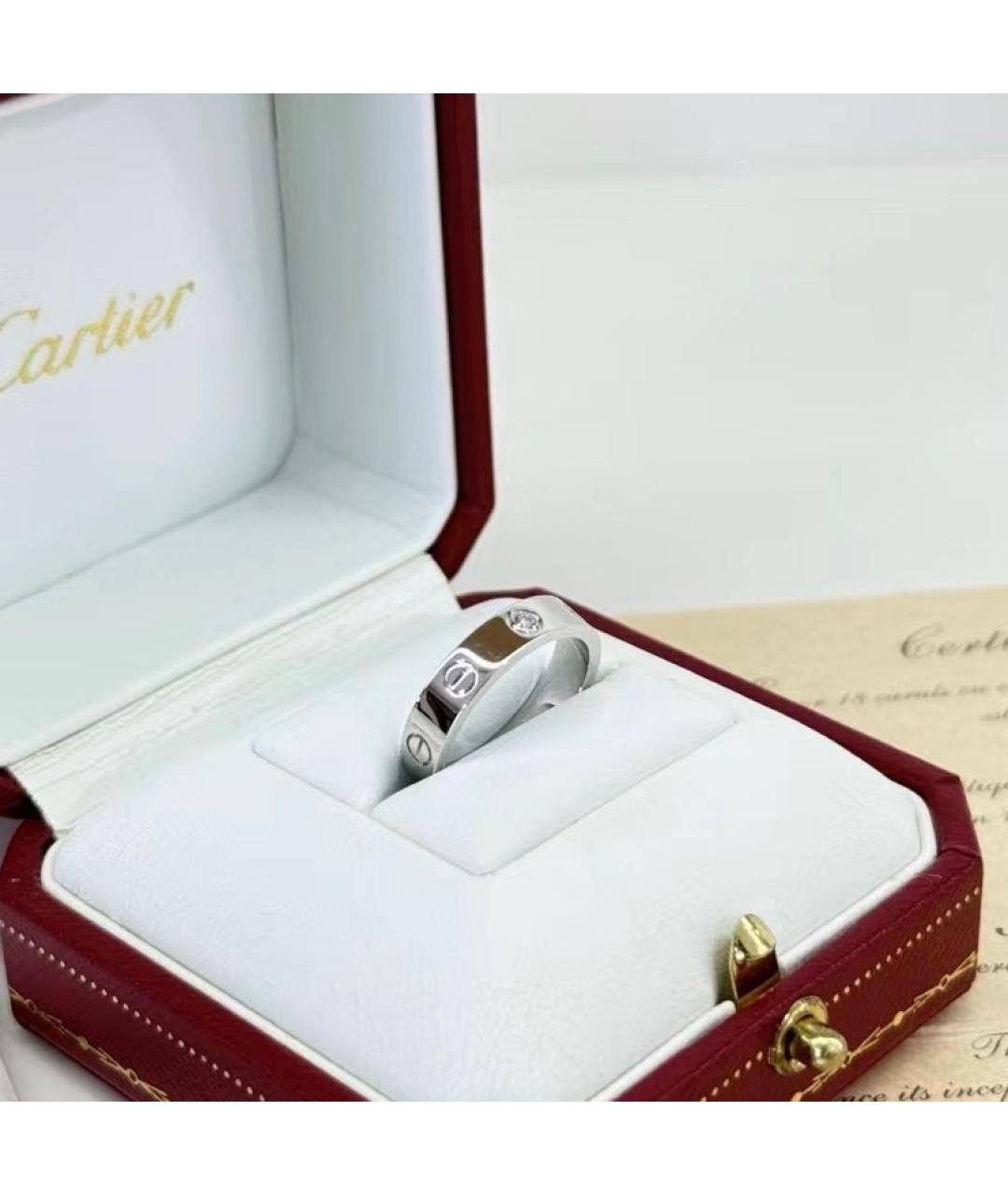 CARTIER Белое кольцо из белого золота, фото 3