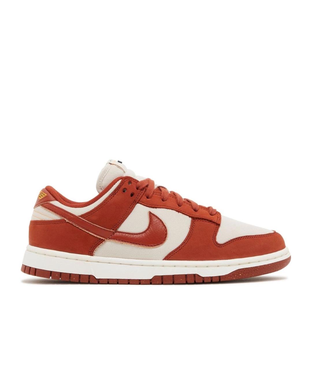 NIKE Бордовые кожаные кроссовки, фото 5