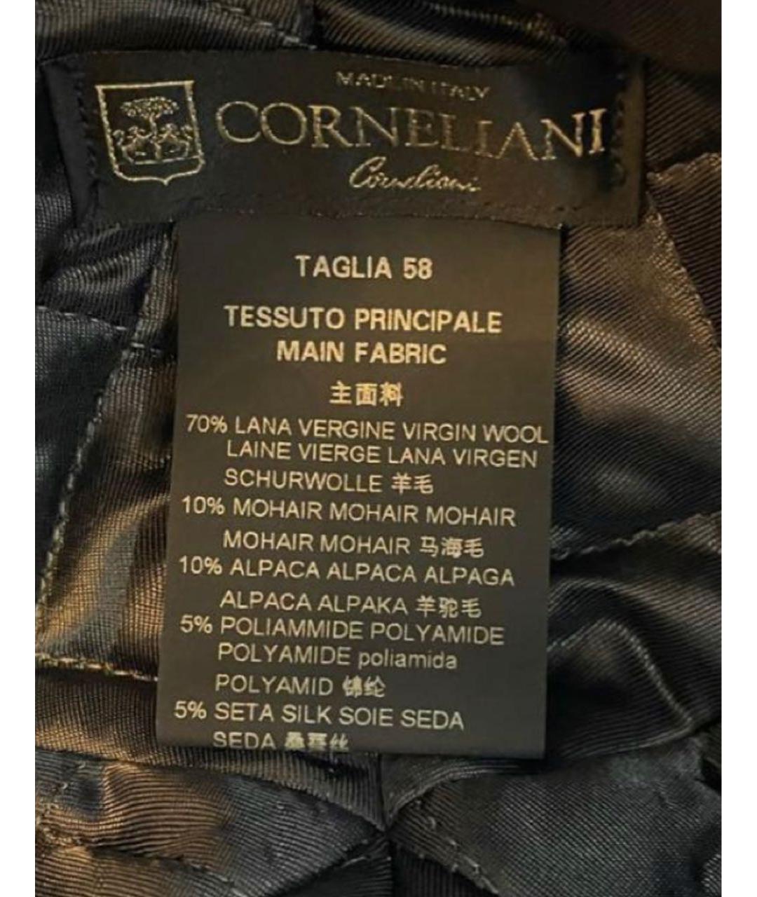 CORNELIANI Серая шерстяная кепка/бейсболка, фото 8