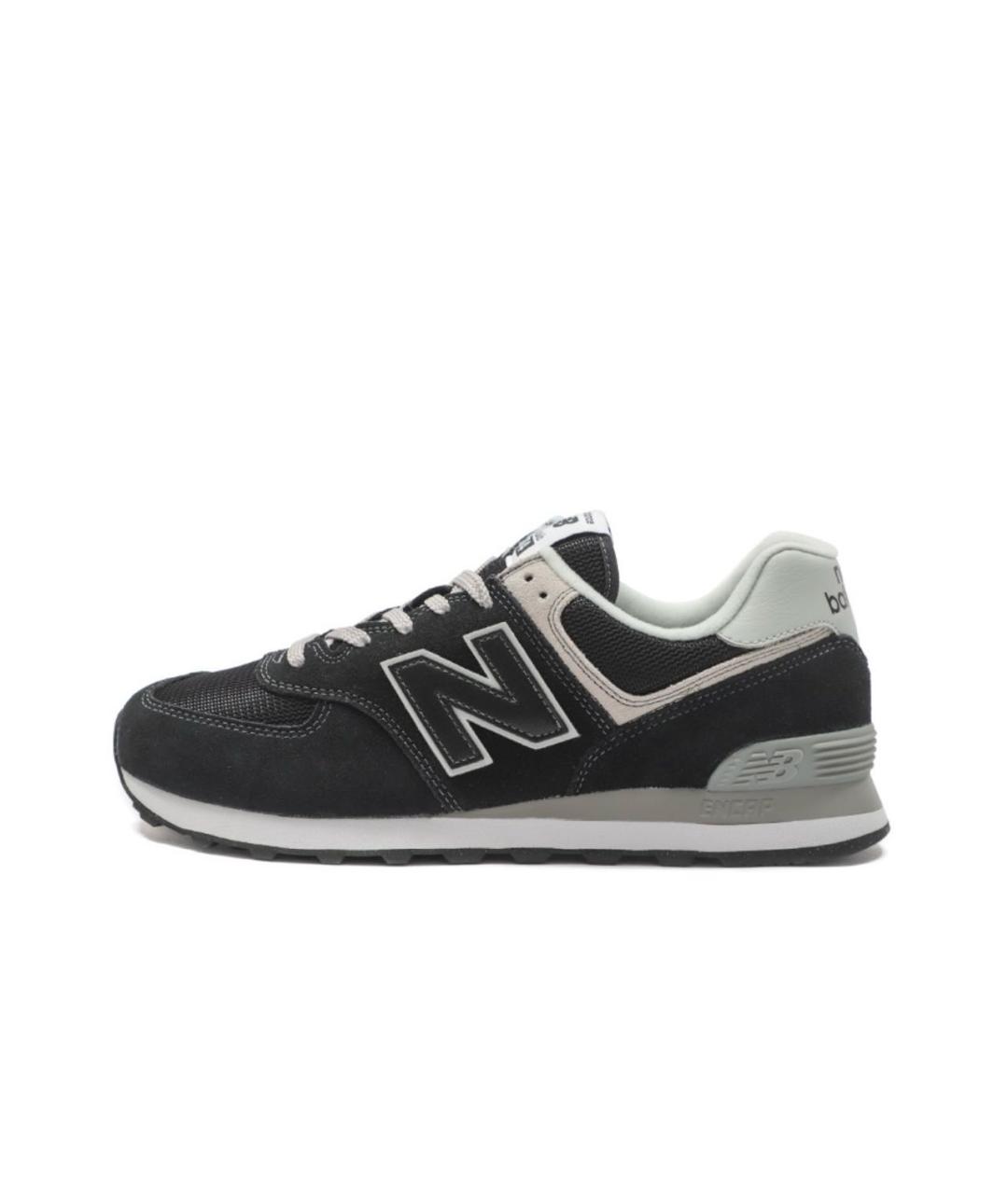 NEW BALANCE Черные текстильные низкие кроссовки / кеды, фото 5