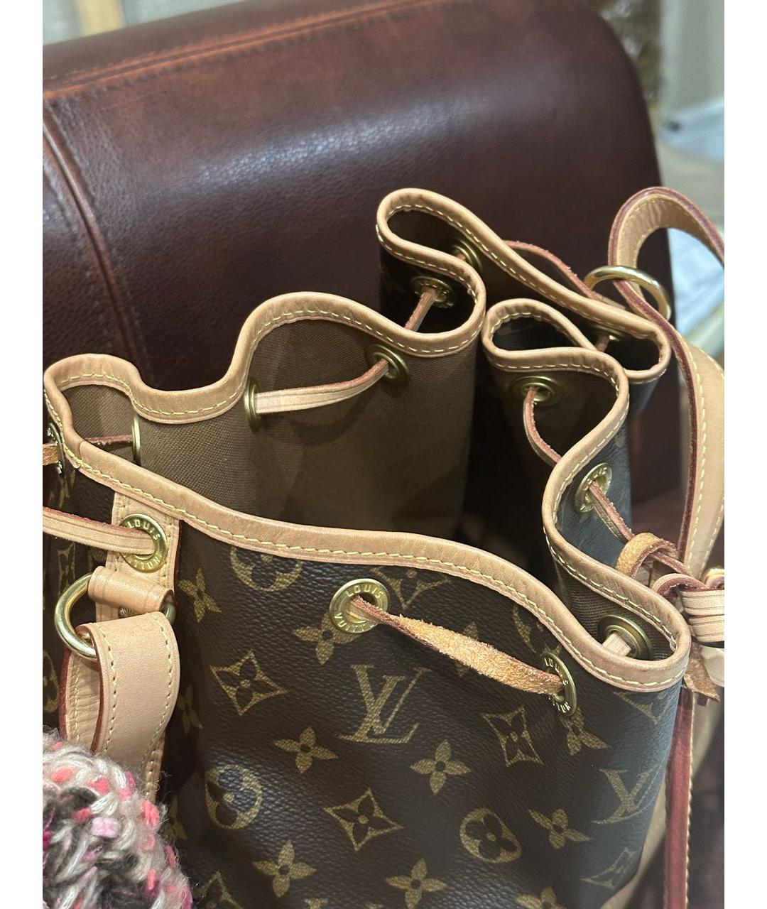 LOUIS VUITTON Коричневая сумка тоут, фото 4