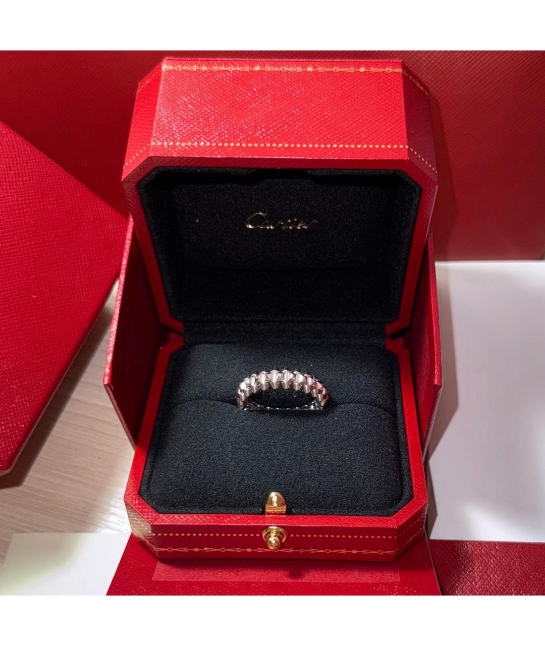 CARTIER Серебряное кольцо из белого золота, фото 7