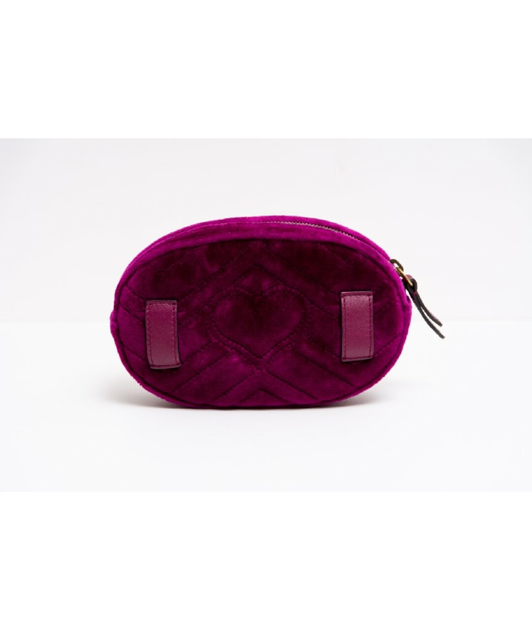 GUCCI Фуксия бархатная сумка тоут, фото 3