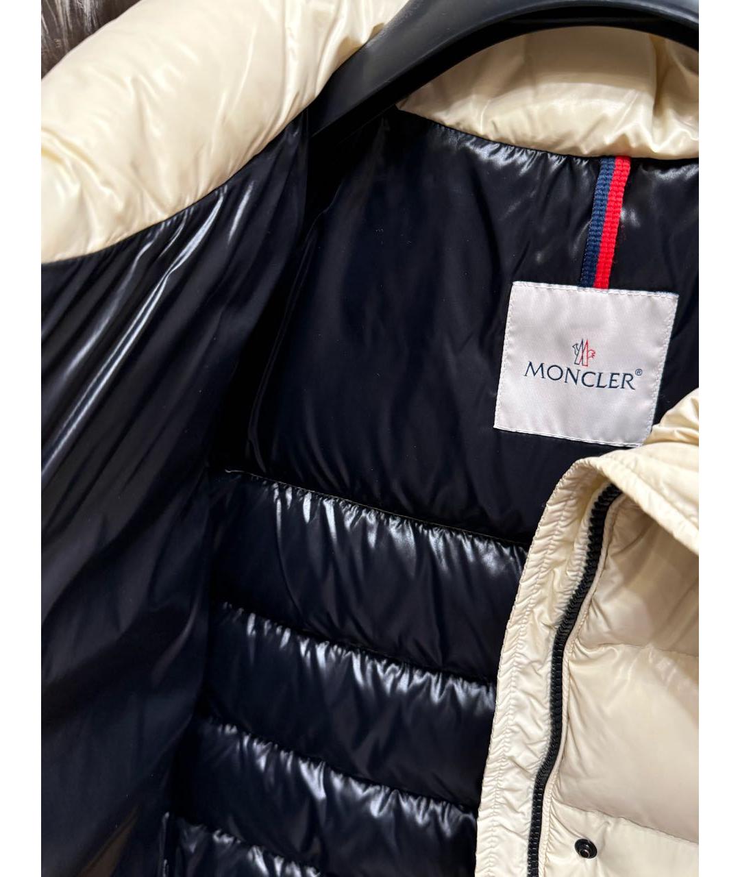 MONCLER Белый пуховик, фото 3