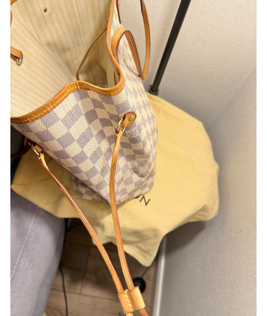 LOUIS VUITTON Белая сумка тоут, фото 6