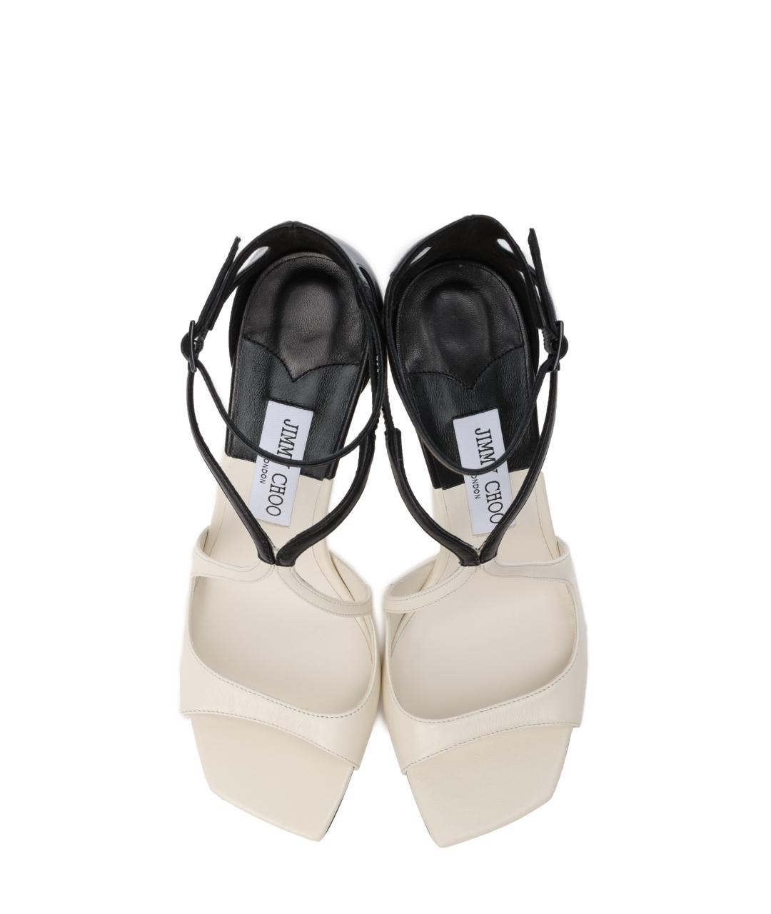 JIMMY CHOO Мульти кожаные босоножки, фото 5