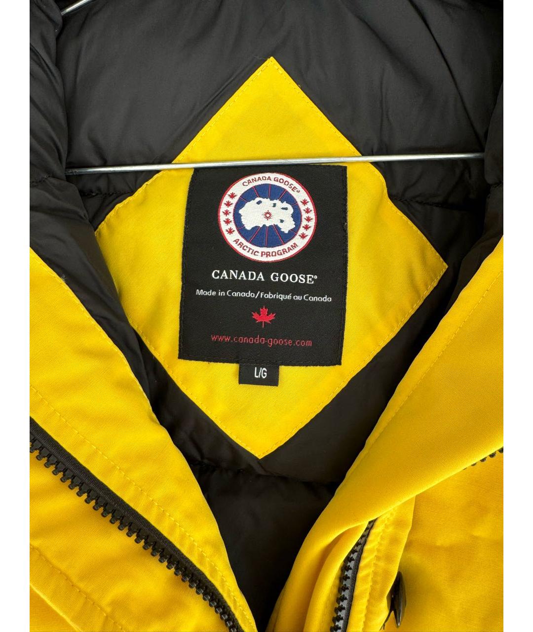 CANADA GOOSE Желтая куртка, фото 3