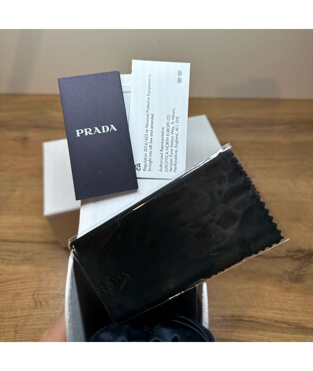 PRADA Металлические солнцезащитные очки, фото 7