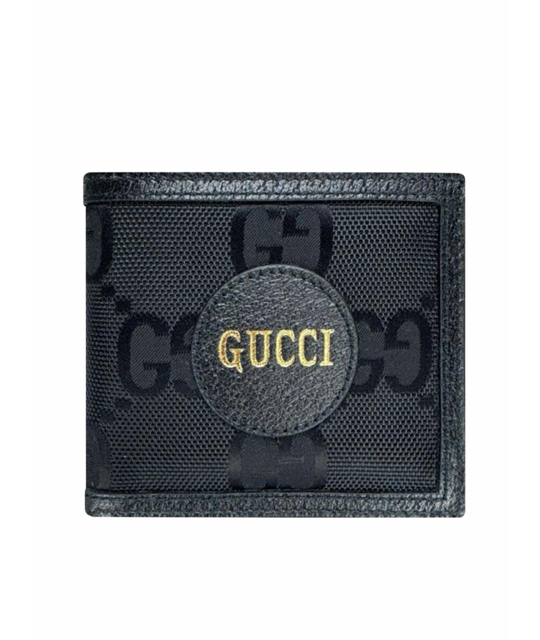 GUCCI Черный кожаный кошелек, фото 1