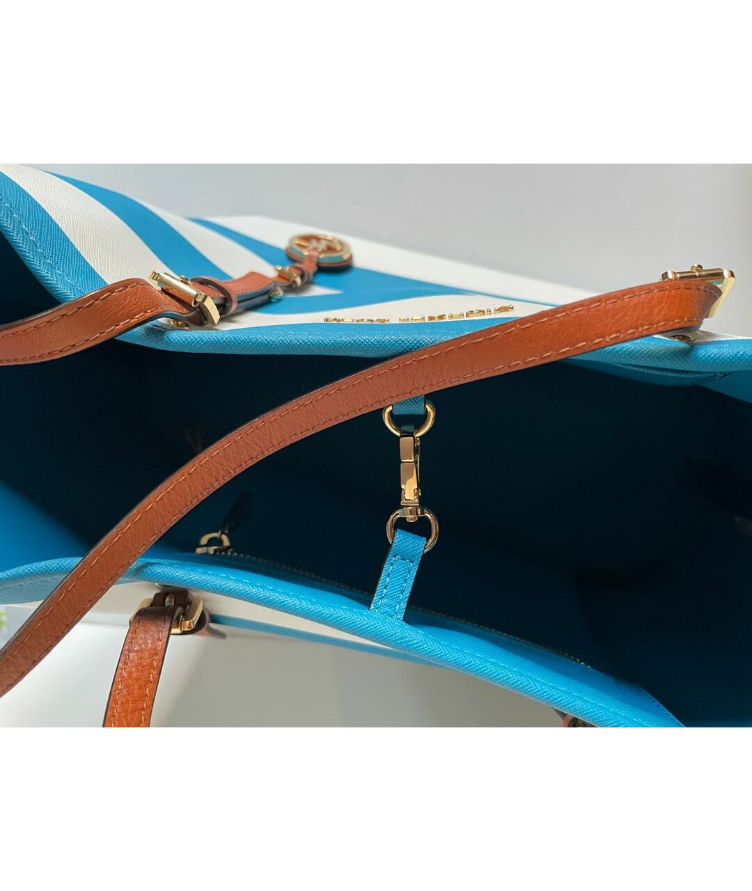 MICHAEL KORS Мульти кожаная пляжная сумка, фото 6