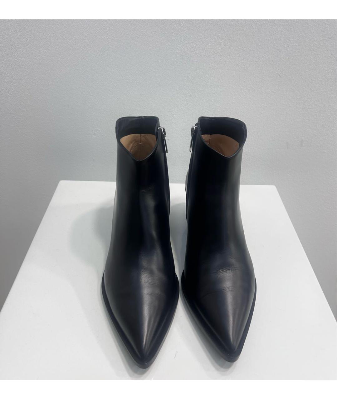 GIANVITO ROSSI Черные кожаные сапоги, фото 2