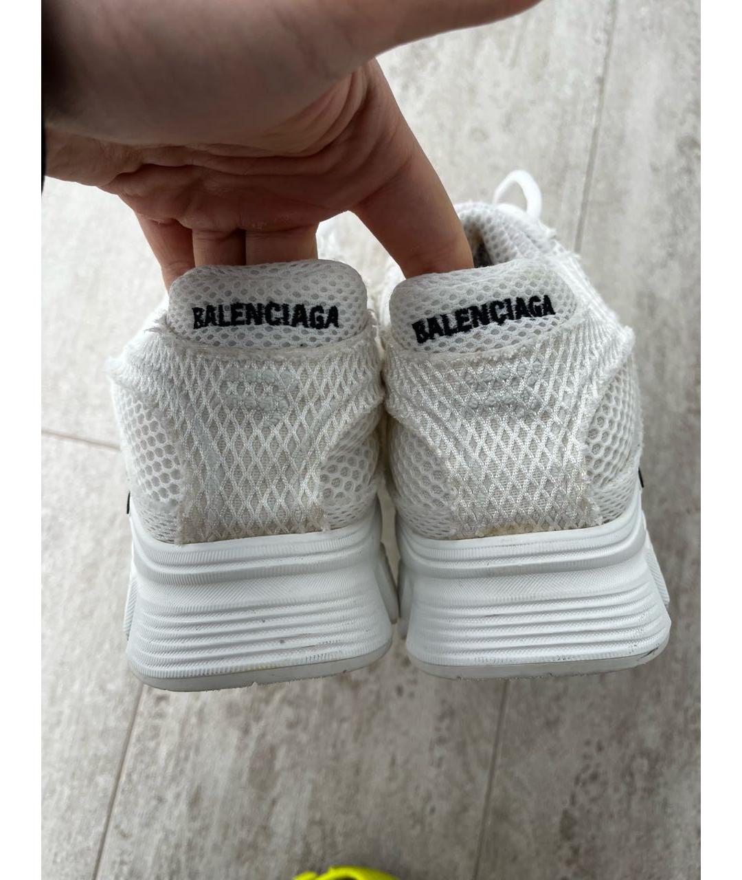 BALENCIAGA Белые кроссовки, фото 4