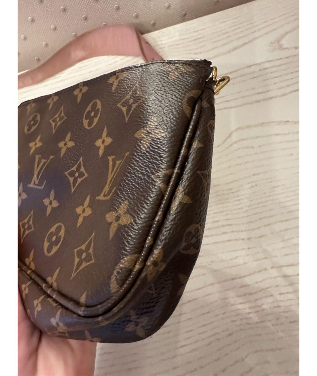 LOUIS VUITTON Коричневая сумка через плечо, фото 3