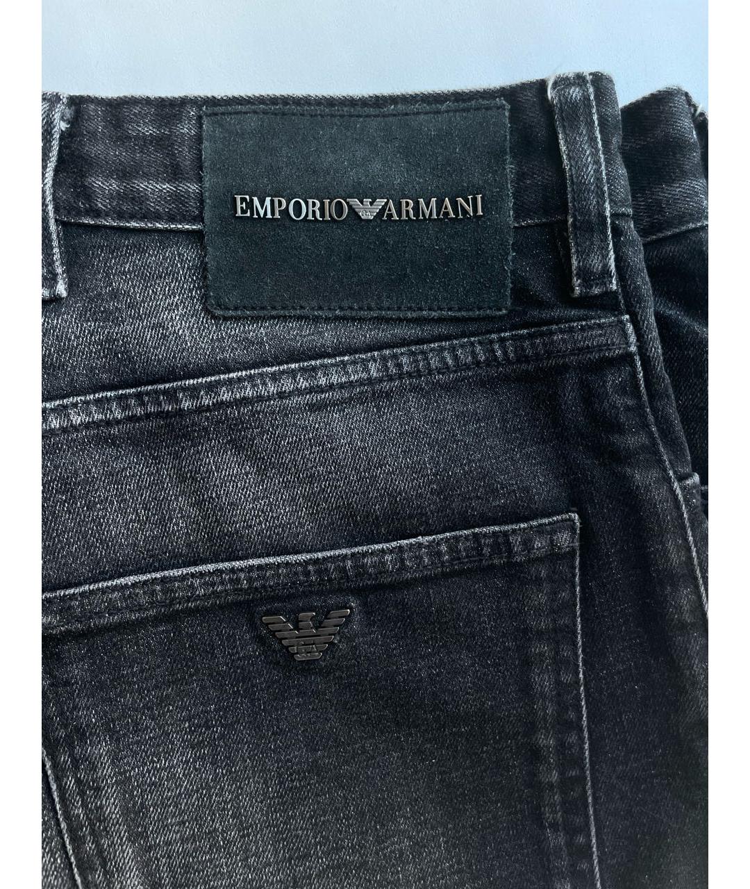 EMPORIO ARMANI Хлопко-эластановые джинсы, фото 3