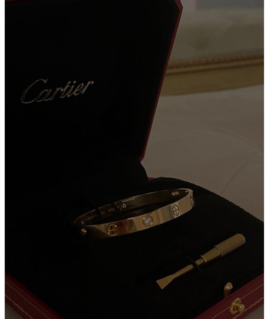 CARTIER Золотой браслет из розового золота, фото 4