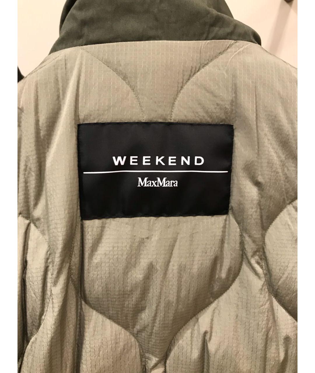 WEEKEND MAX MARA Хаки хлопковая парка, фото 3