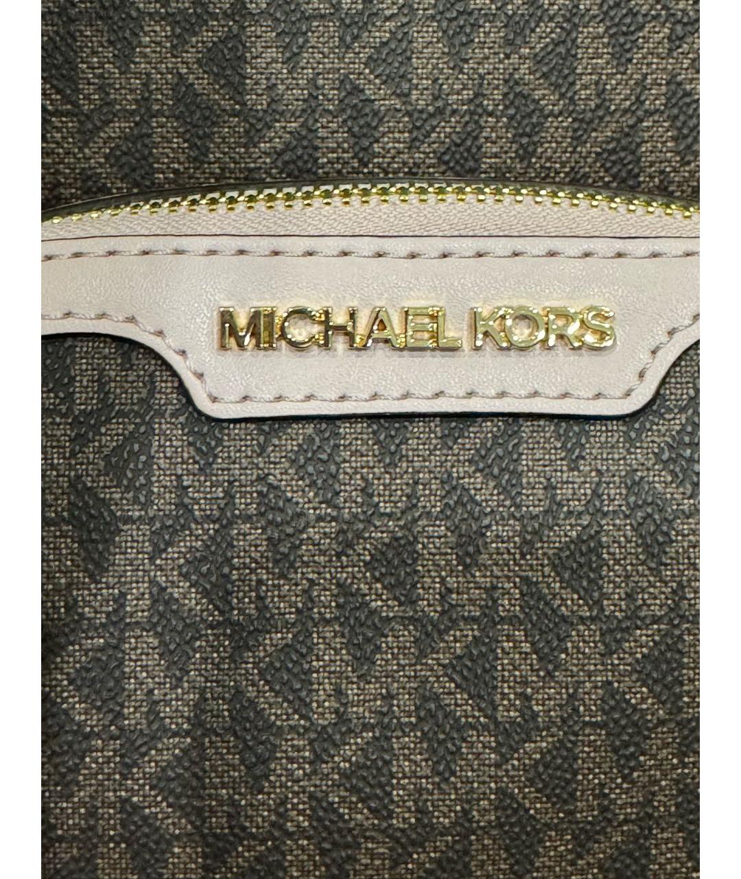 MICHAEL KORS Коричневый рюкзак, фото 4